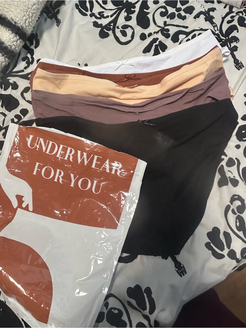 Everyday Seamless Bikini Panty Set - Black, Taupe, Peach, White and Purple